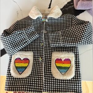 Lola & the boys houndstooth jacket